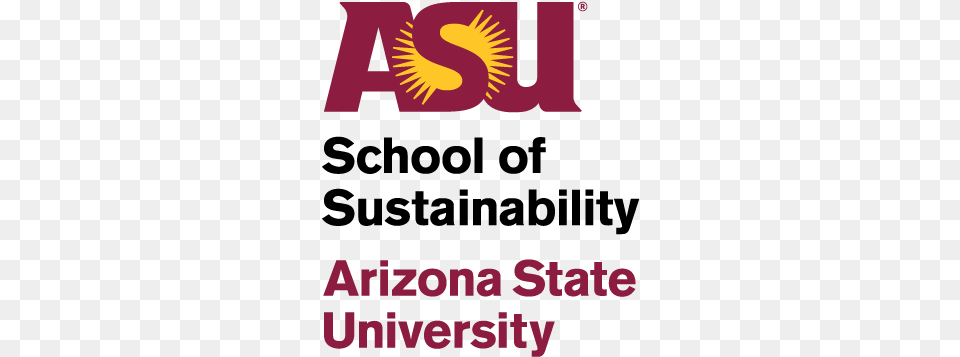 Asu School Of Sustainability Arizona State University Online, Logo, Advertisement, Poster Free Png Download