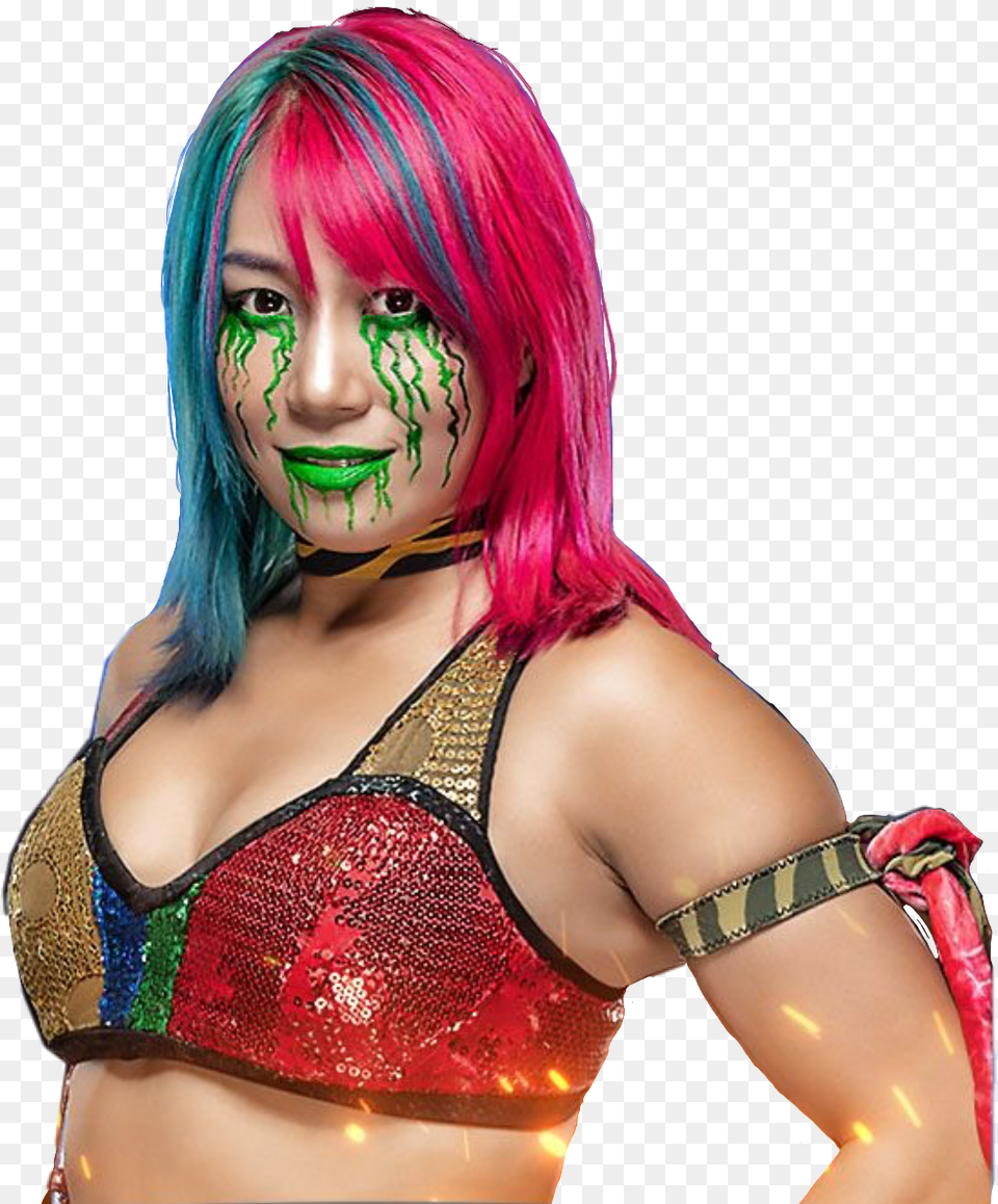 Asuka Asukawwe Wwe Sticker By Wwewomensranders Asuka Wwe, Adult, Female, Person, Woman Free Transparent Png