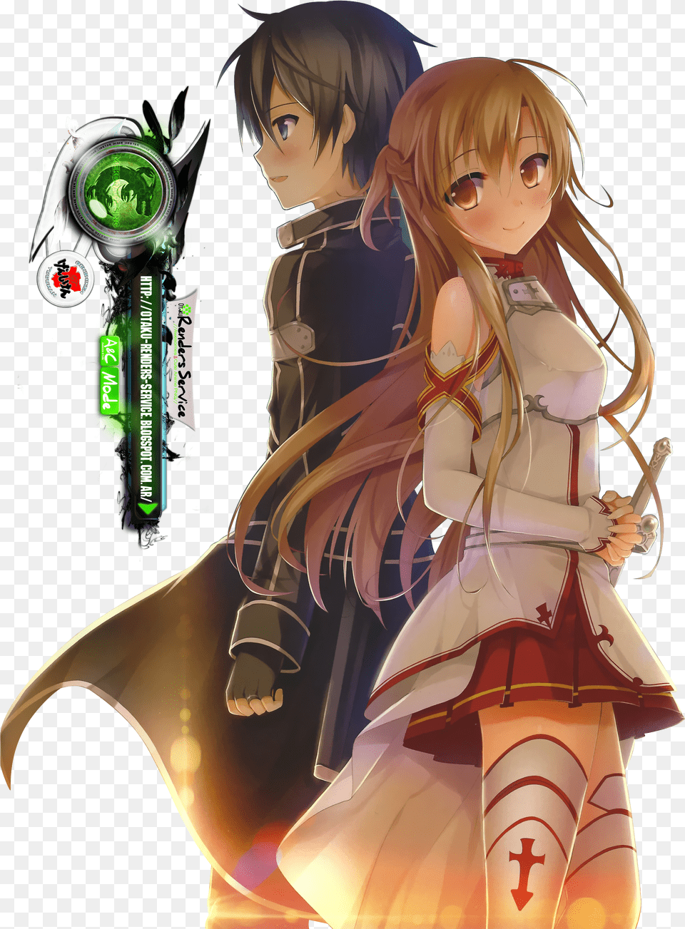 Asuna And Kirito Love Free Transparent Png