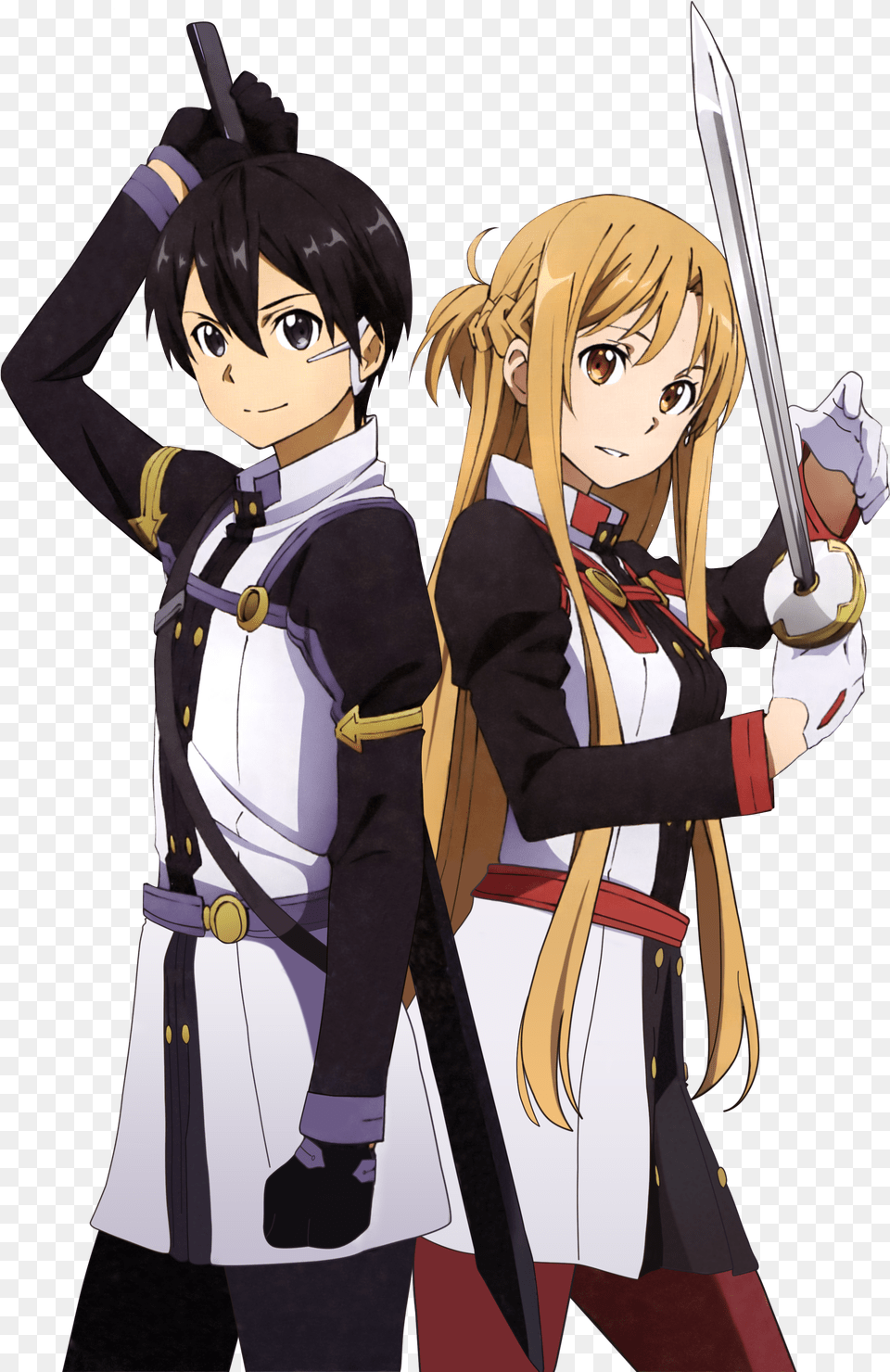 Asuna And Kirito Ordinal Scale Png