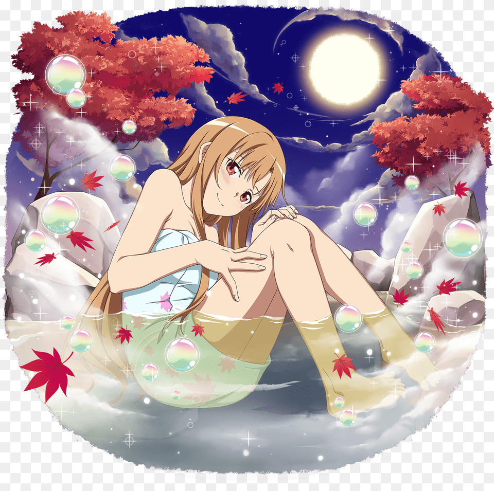 Asuna Sao Swordartonline Sword Art Online Memory Defrag Hot Spring Angel Asuna, Publication, Book, Comics, Graphics Png Image