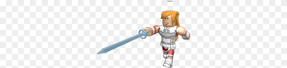 Asuna Sword Art Online By Tigma Roblox Cartoon, Weapon, Baby, Person Free Png