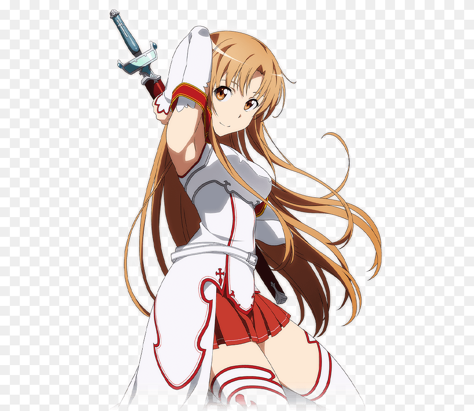 Asuna Sword Art Online Download Asuna Sword Art Online, Book, Publication, Comics, Adult Png Image