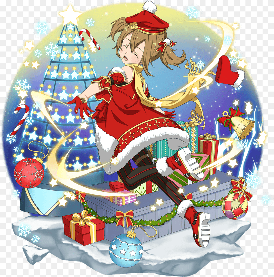 Asuna Yuuki Download Christmas Anime Sao Silica, Person, Face, Head, Book Png