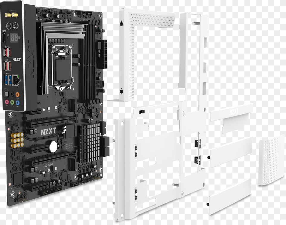 Asus Nzxt And More Launch Z390 Horizontal, Computer Hardware, Electronics, Hardware Free Png Download