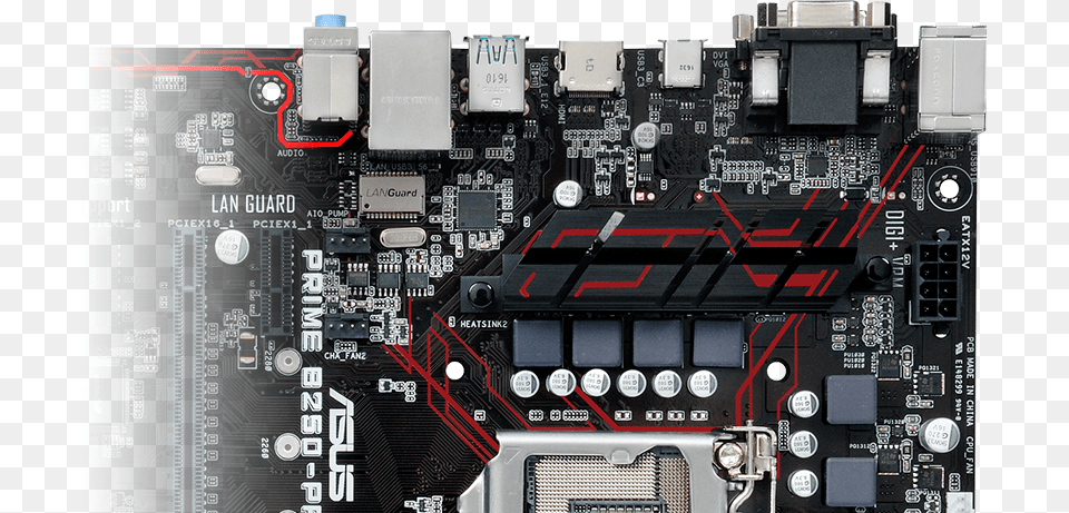 Asus Prime B350 Plus, Computer Hardware, Electronics, Hardware, Computer Png Image