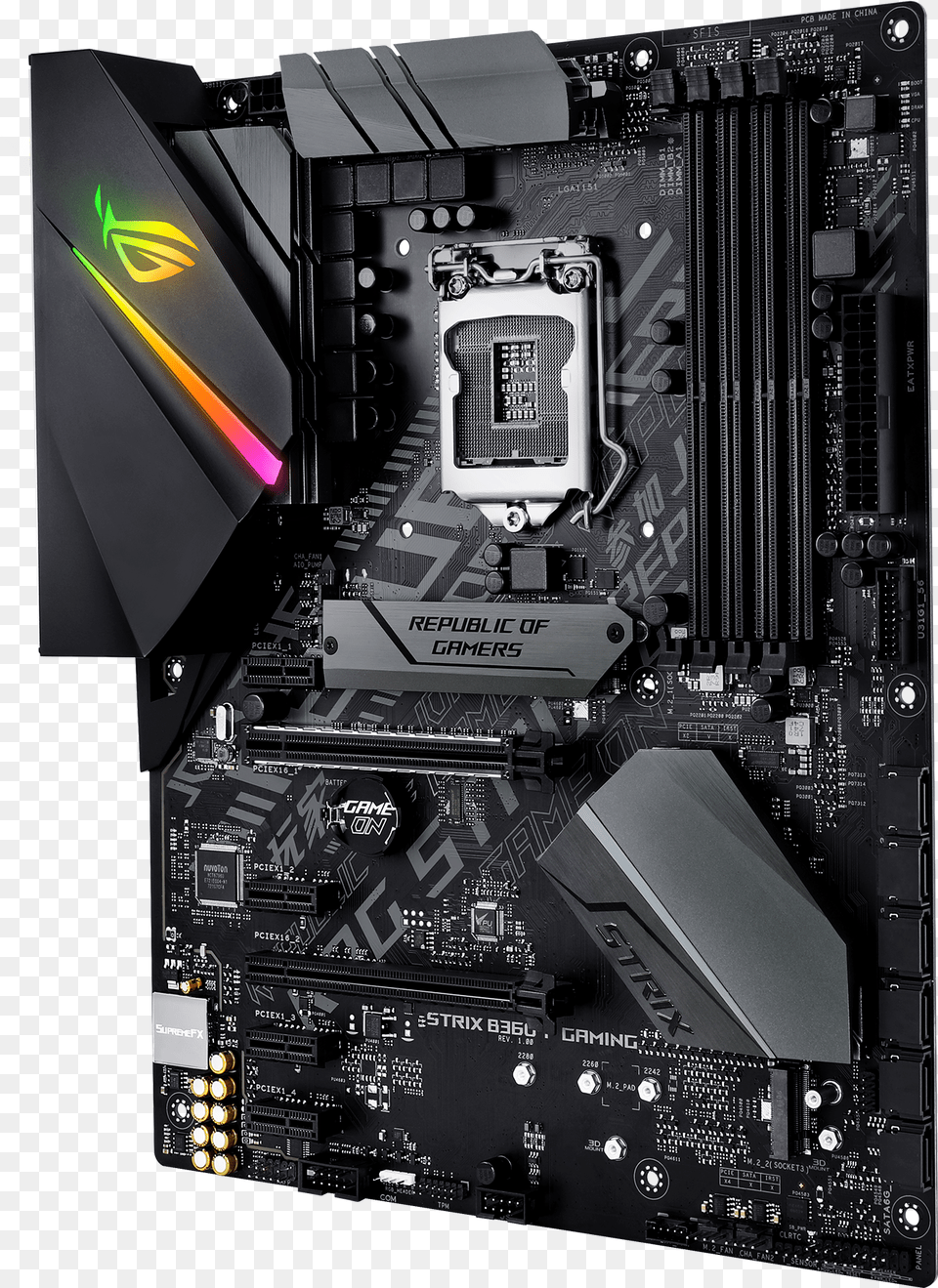 Asus Rog Strix B365 F Gaming Motherboard, Computer Hardware, Electronics, Hardware, Machine Free Transparent Png