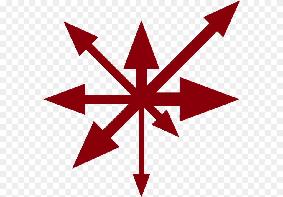 Asymmetrical Symbol Of Chaos Chaos Symbol Greek Mythology, Star Symbol, Rocket, Weapon Png Image
