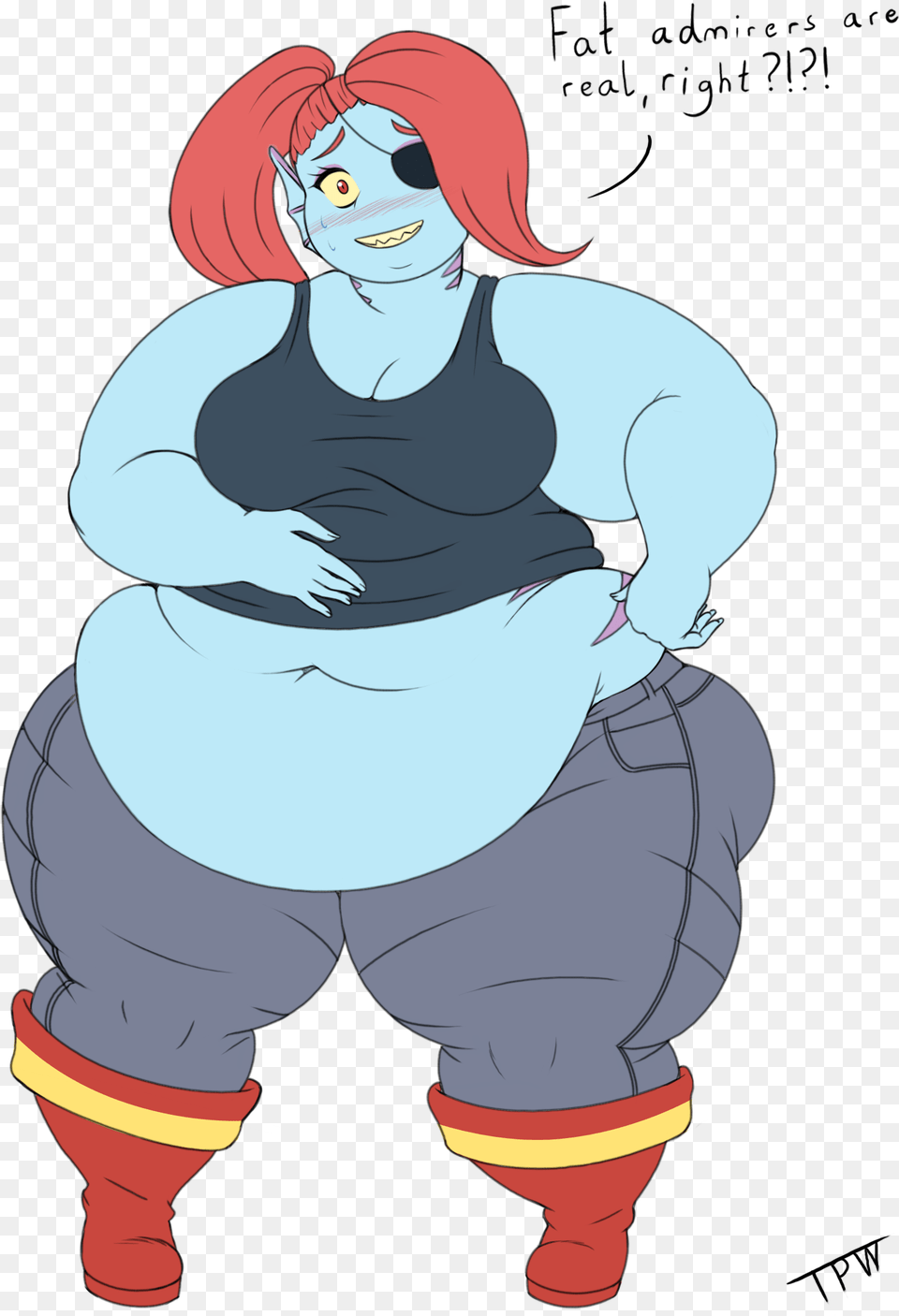 At Admirers Are Real Right 1p Undyne Sprite, Adult, Person, Female, Cartoon Free Png Download