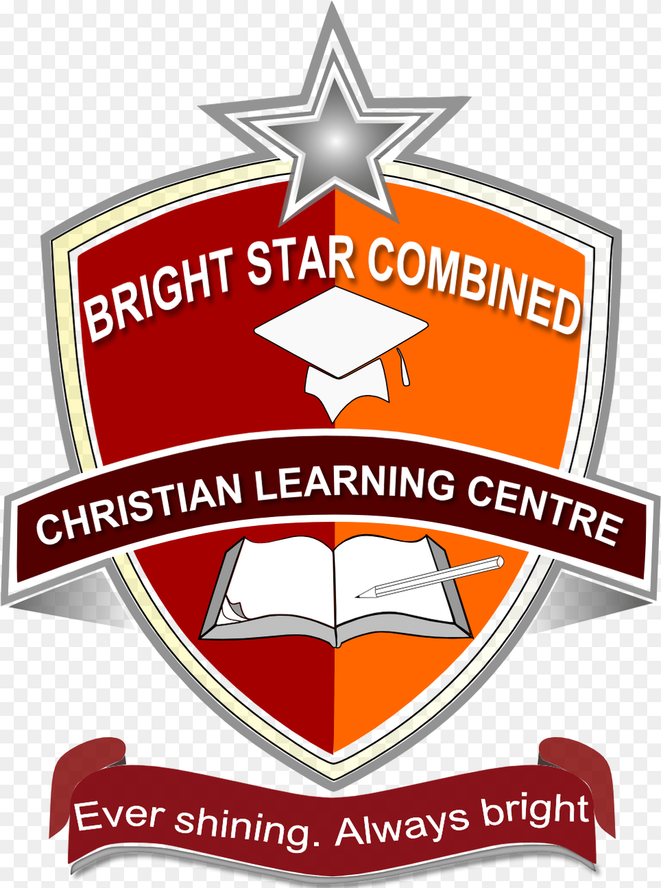 At Bright Star Christian Learning Centre We Believe Bright Bright Star Christian Learning Center, Badge, Logo, Symbol, Dynamite Free Transparent Png