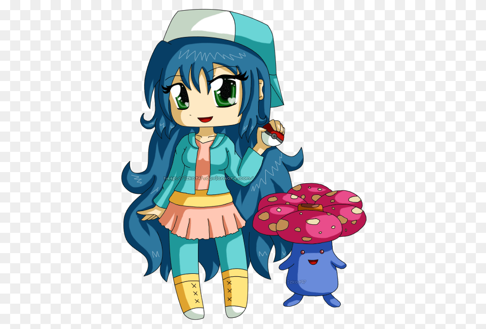 At Chibi Lita And Vileplume, Book, Comics, Publication, Baby Free Png Download