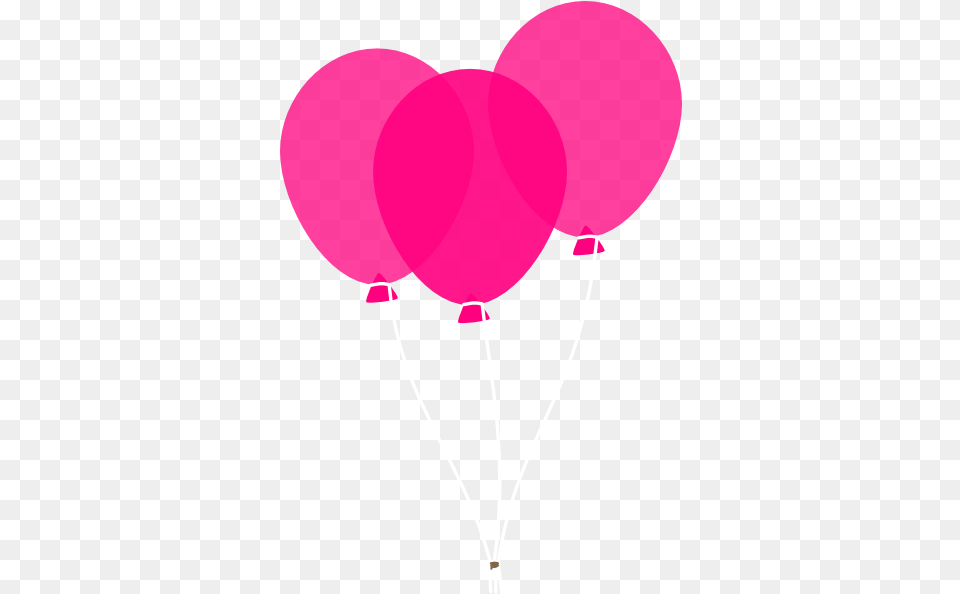 At Clker 3 Pink Balloon Clipart, Person Free Png Download