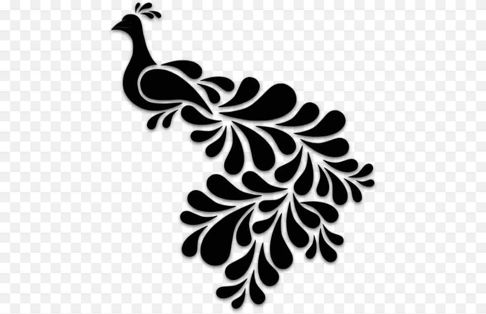 At Getdrawings Com Cross Stitch Design Peacock, Gray Png Image