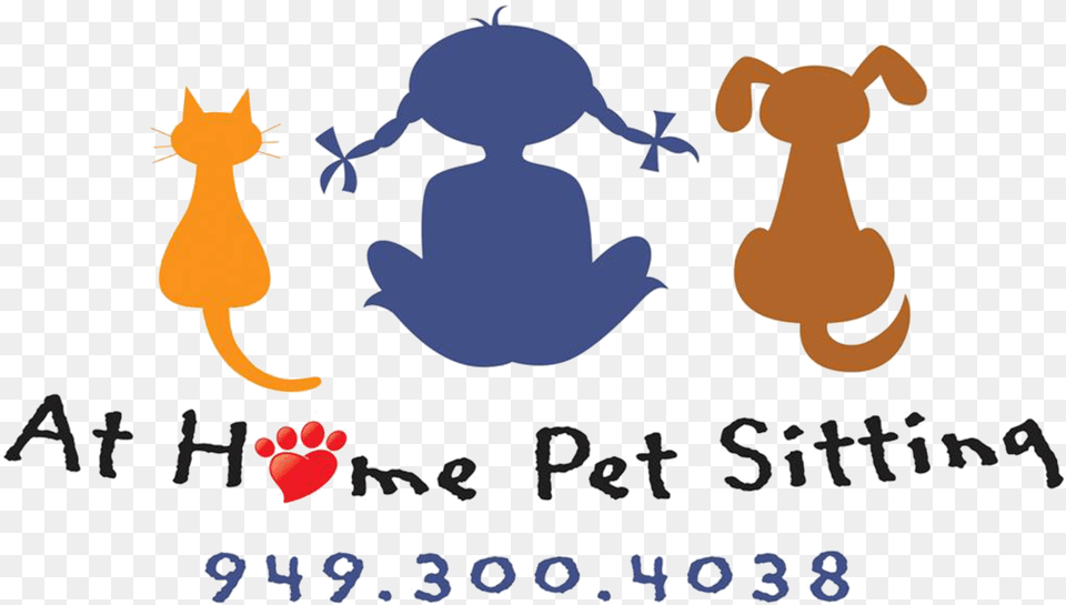 At Home Pet Sitting Little Girl Silhouette, Animal, Fish, Sea Life, Shark Free Png Download