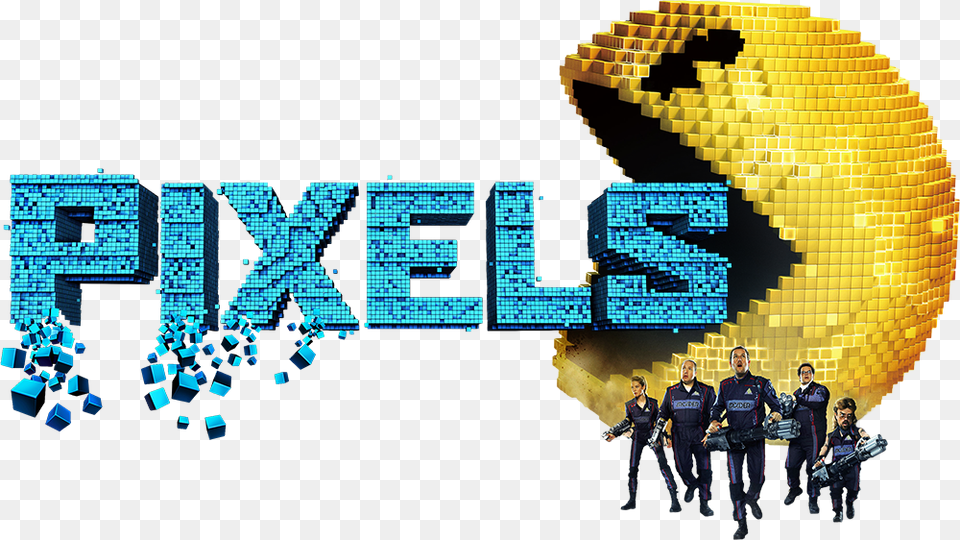 At Isolated Moments A Tolerably Amusing Send Up Of Pixels Movie Logo, People, Person, Animal, Bee Png Image