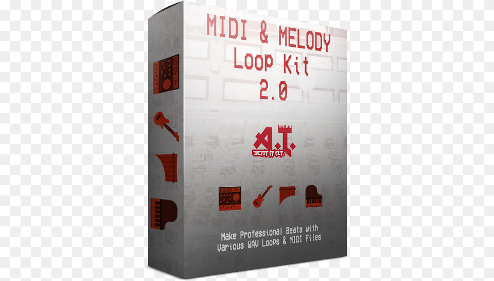 At Midi Amp Melody Loop Kit Midi, Advertisement, First Aid, Poster, Box Free Transparent Png