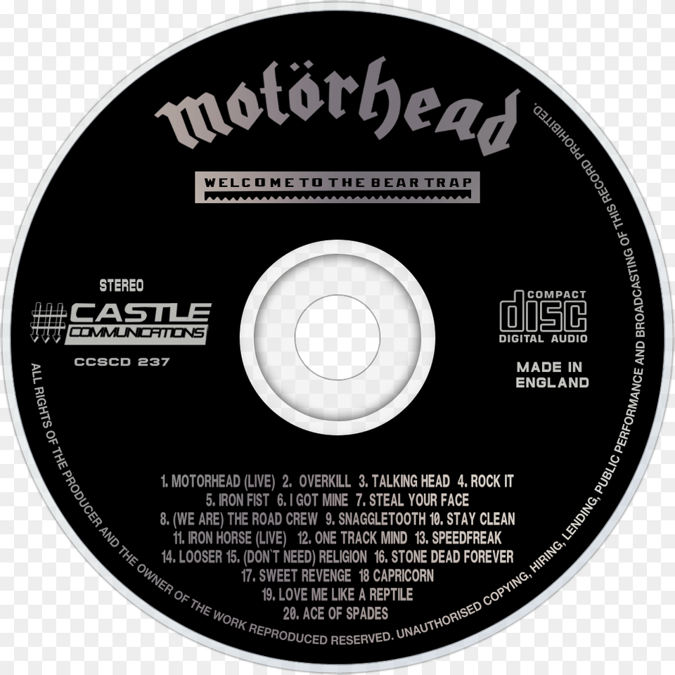 At November 17 Motorhead, Disk, Dvd Png Image