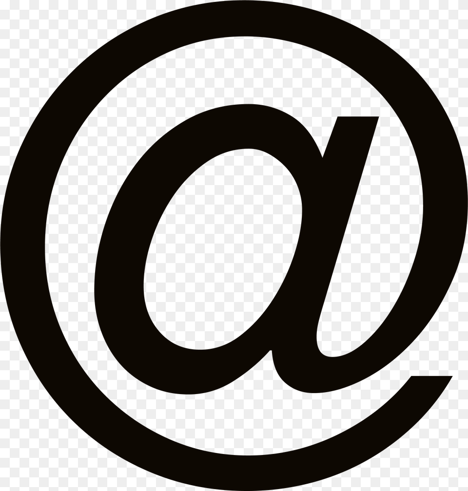 At Sign E Mail Clip Art, Logo, Text, Symbol Free Png