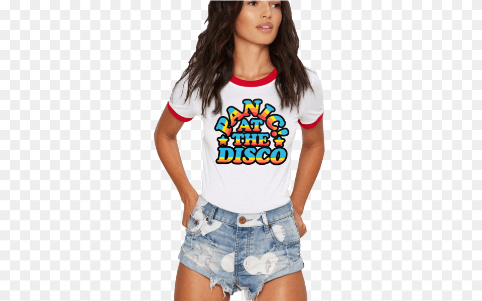 At The Disco, Clothing, Shorts, T-shirt, Beachwear Png