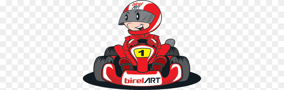 At The End Of The Course The Children Receive A Certificate Go Kart Racing Cartoon, Grass, Vehicle, Plant, Transportation Free Png