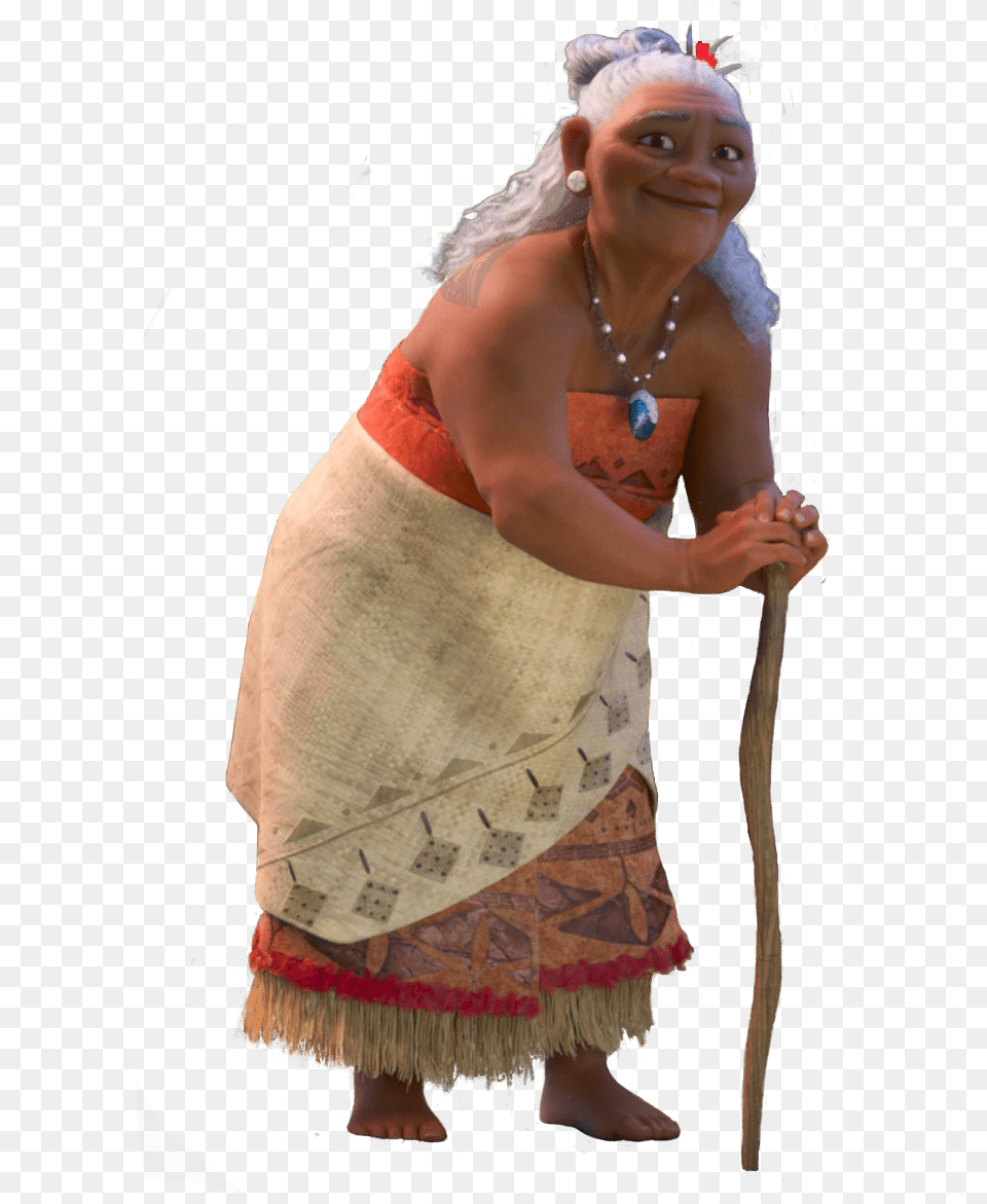 At The Movies Moana Grandma, Accessories, Person, Necklace, Jewelry Free Png