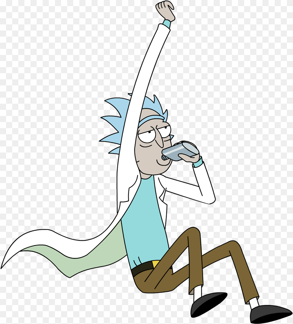 At The Movies Rick Y Morty, Person, Cartoon, Book, Comics Png Image