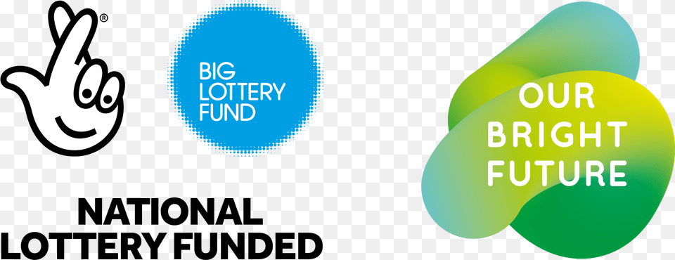 At The Same Time They Act As Catalysts For Delivering Lottery Funded Our Bright Future, Logo, Light, Green Png Image