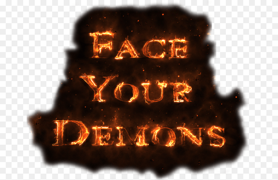 At The Worst Moment Will Your Inner Demons Feed The Graphic Design, Light, Nature, Night, Outdoors Png Image