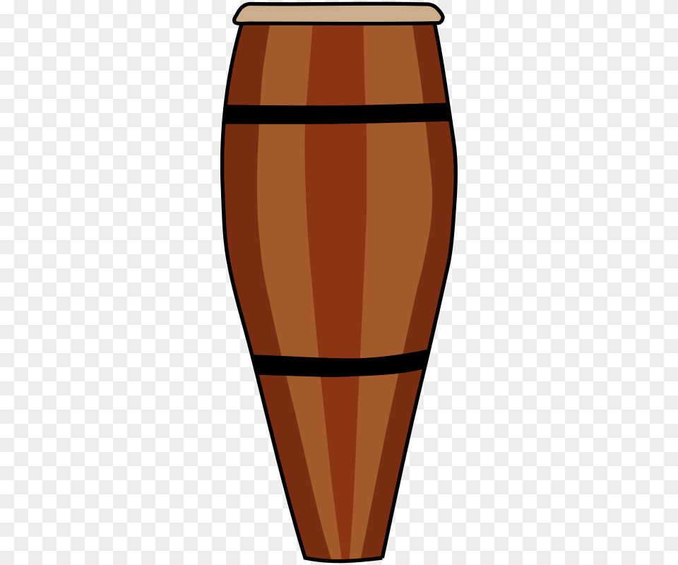 Atabaque, Jar, Pottery, Drum, Musical Instrument Free Png Download