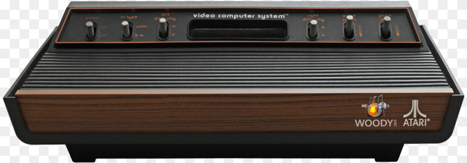 Atari 2600 Quotwoodyquot Grade Console Only Atari, Amplifier, Electronics, Speaker Free Png