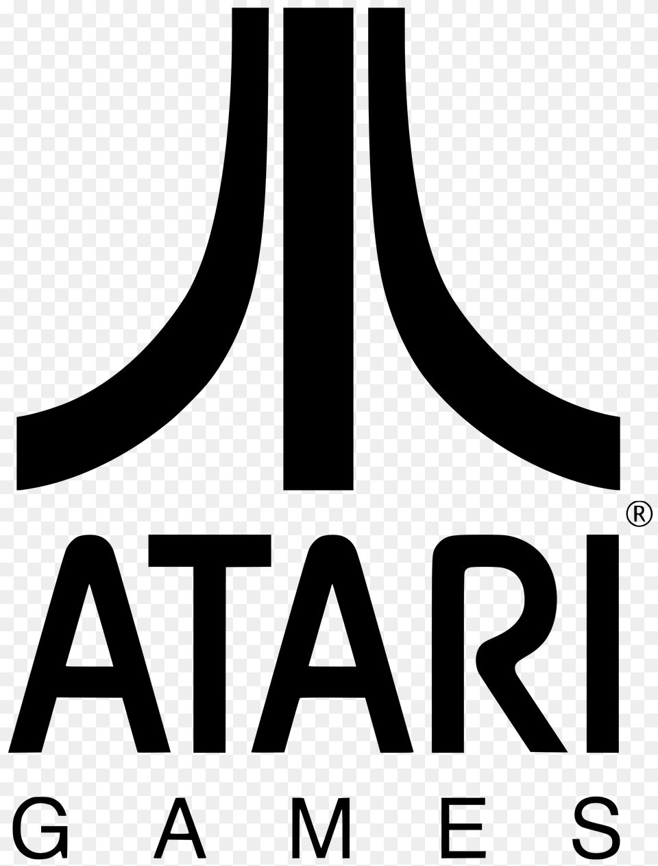 Atari Games Logo, Gray Free Png