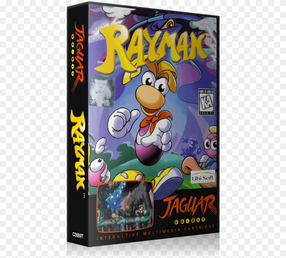 Atari Jaguar Rayman Replacement Game Case Or Cover Rayman Atari Jaguar Cover Free Png