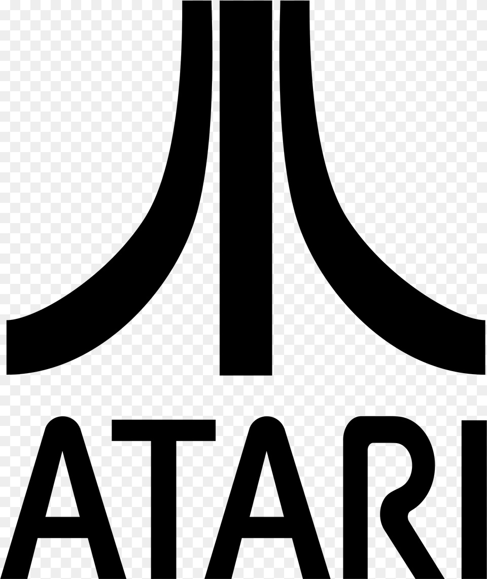 Atari Logo, Gray Png Image