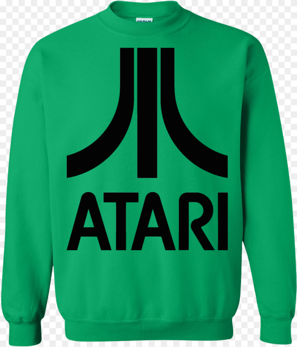 Atari Logo Arcade Game Pullover Atari, Clothing, Knitwear, Sweater, Sweatshirt Png Image