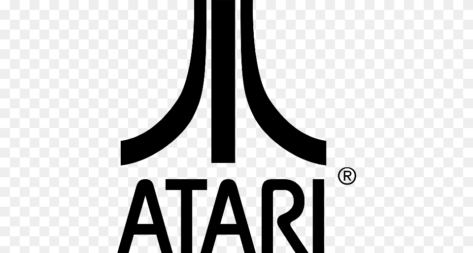 Atari Logo Black, Green, Advertisement, Poster, Text Free Png