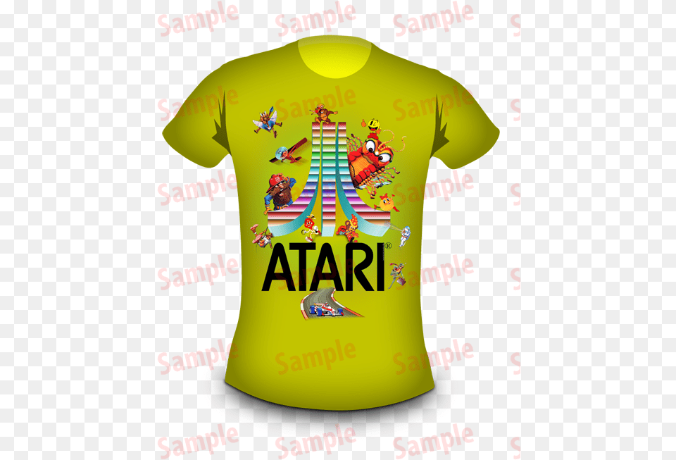 Atari Missile Command Arcade Cover Art T Shirt Atari T Shirt, Clothing, T-shirt, Adult, Male Png Image