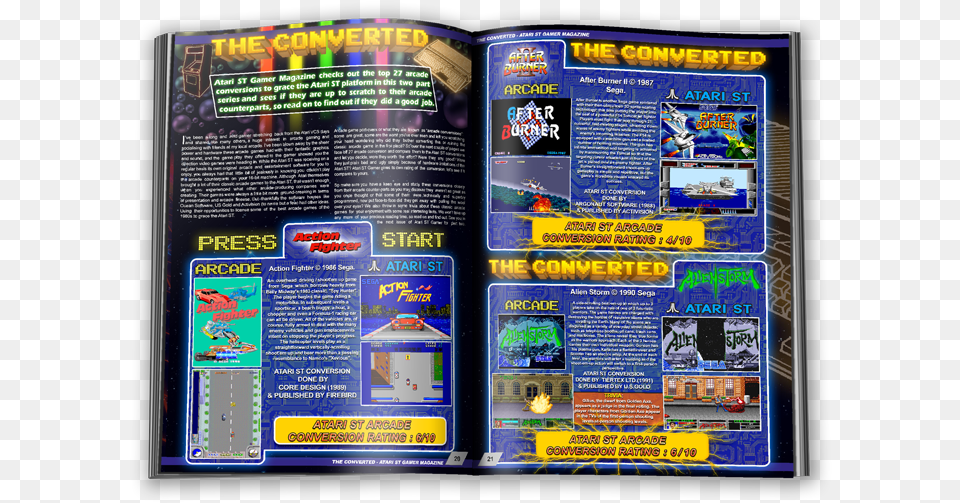Atari St Gamer Magazine Issue One Graphic Design, Advertisement, Poster Free Png Download