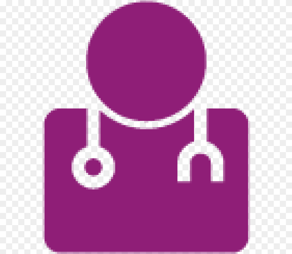 Atencion Icon Physician, Purple Free Png