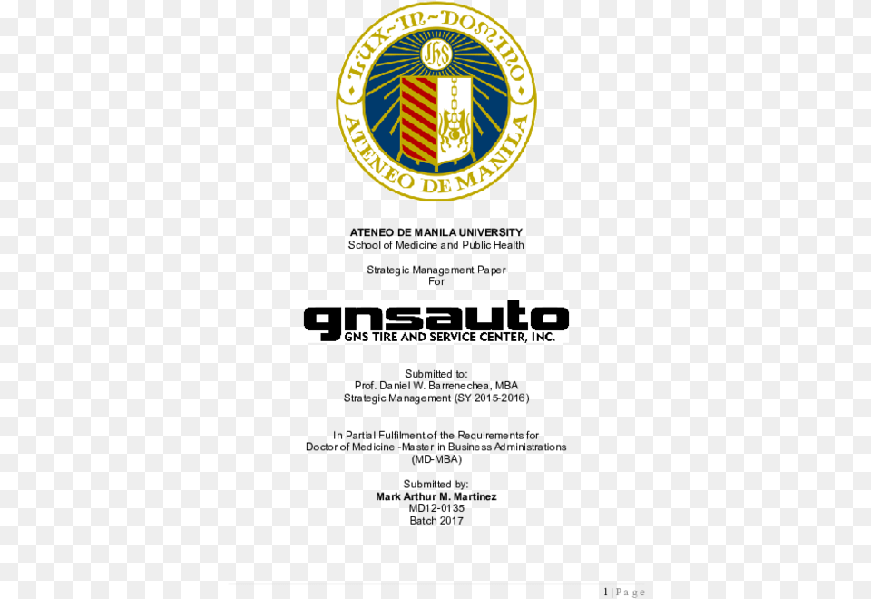 Ateneo De Manila University, Logo, Badge, Symbol, Emblem Free Png Download