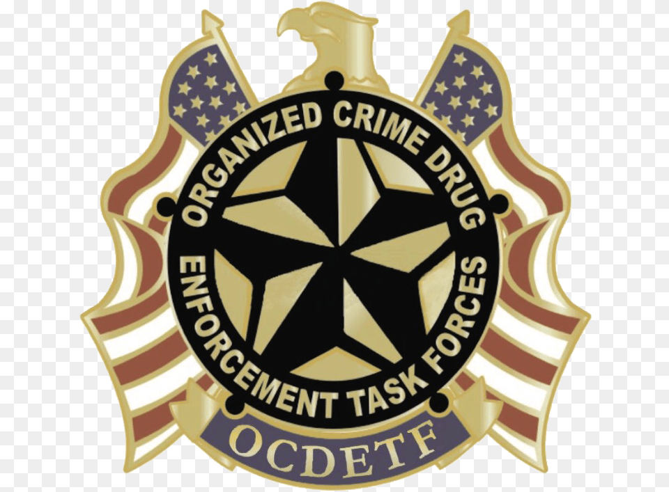 Atf Along With Its Federal Partners Organized Crime Drug Enforcement Task Force, Badge, Logo, Symbol Png
