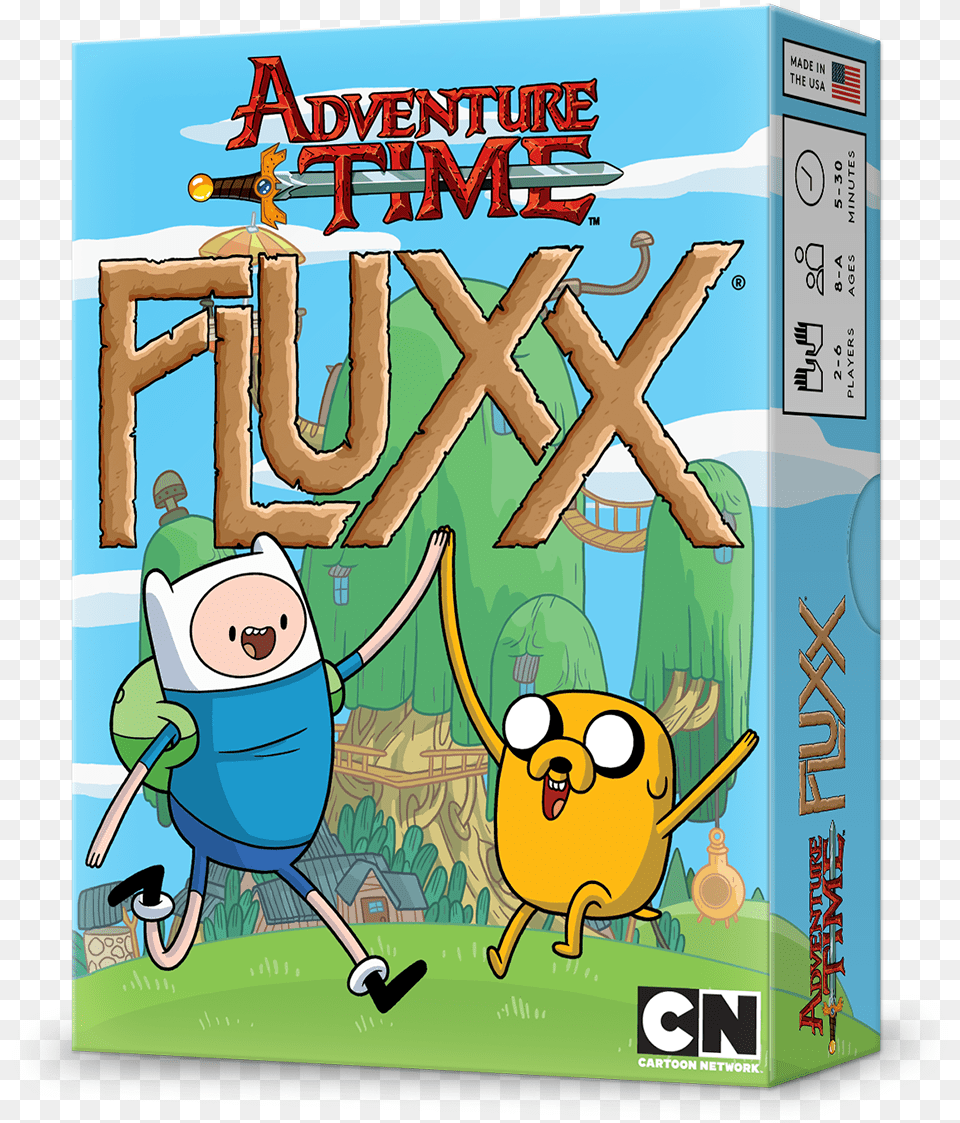 Atfluxx Box 3d Fluxx Adventure Time, Book, Comics, Publication, Baby Png Image