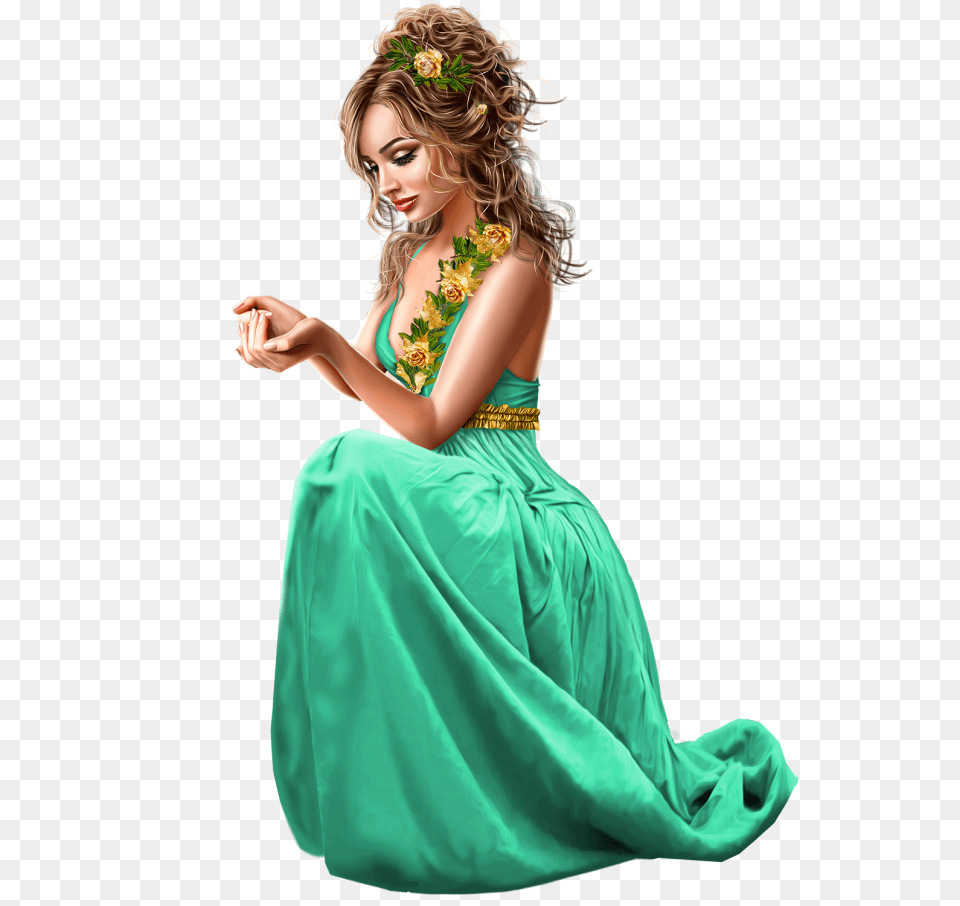 Athena, Clothing, Dress, Woman, Plant Png Image