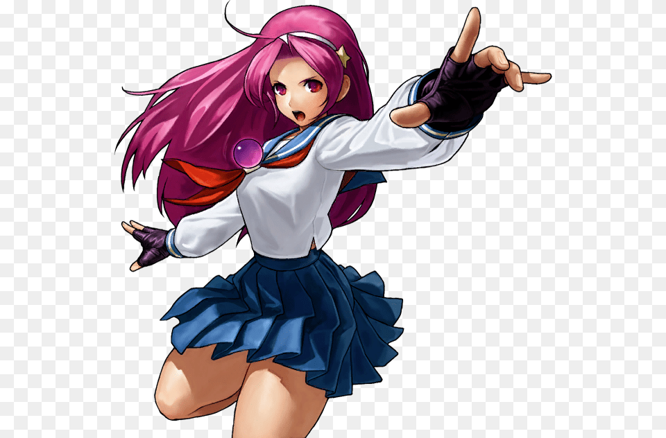 Athena Asamiya Athena Asamiya King Of Fighters Athena Asamiya, Book, Publication, Comics, Baby Png