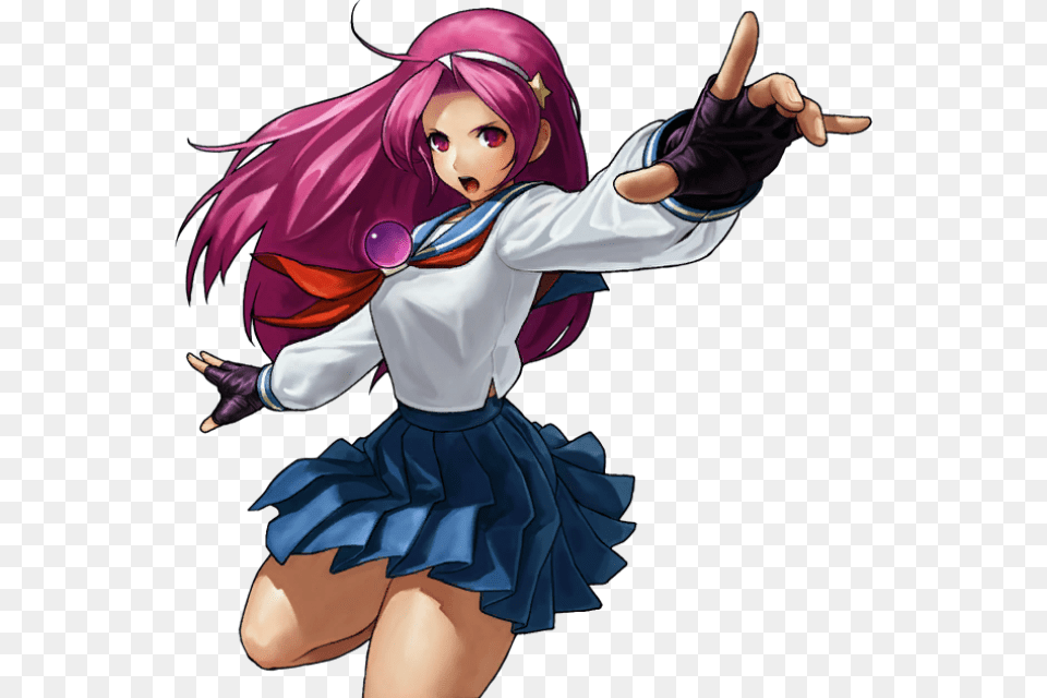 Athena Asamiya Athena King Of Fighters, Book, Comics, Publication, Person Free Transparent Png