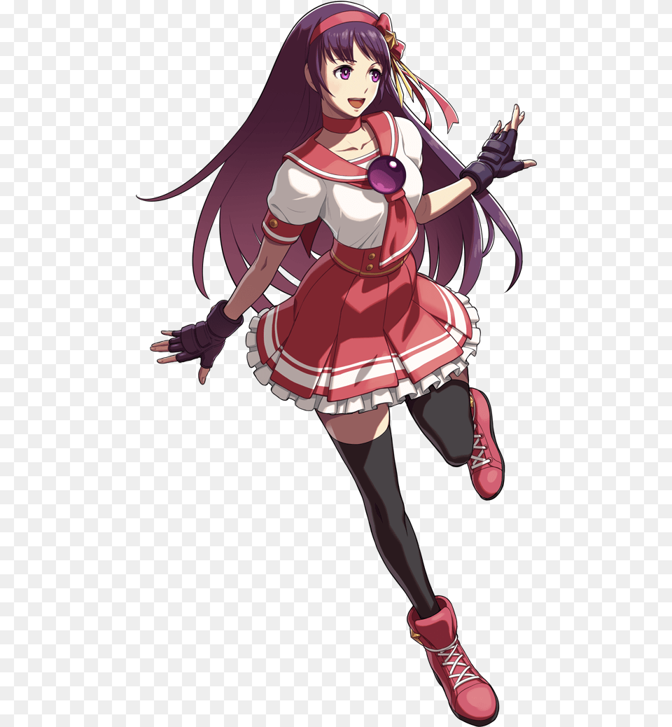 Athena Asamiya Prominen Concept Character Athena Asamiya Kof Xiv, Book, Comics, Publication, Adult Free Png Download