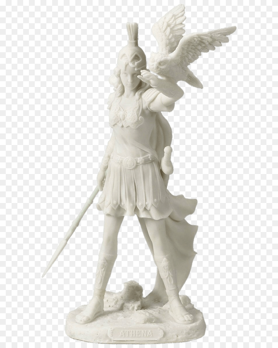 Athena White Figurine, Person, Angel, Face, Head Png