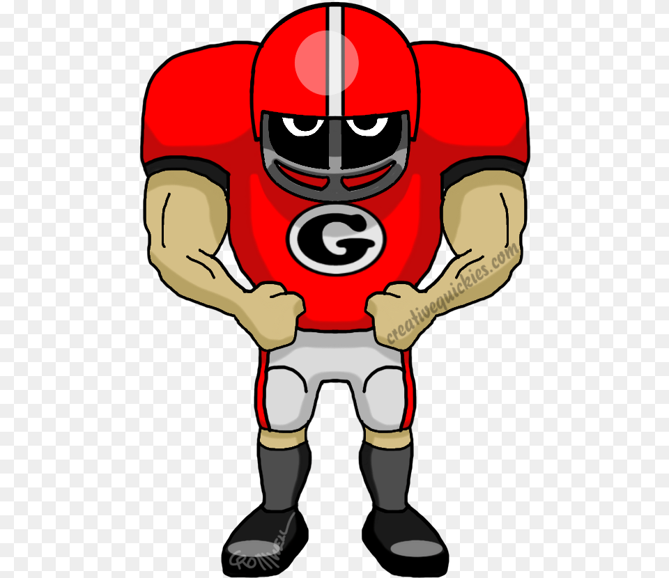 Athens Georgia Bulldogs Green Bay Packers Cartoon, Helmet, American Football, Baby, Football Free Png