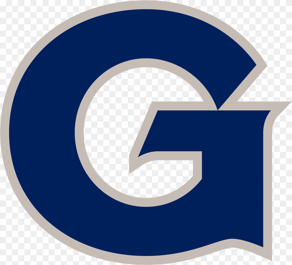 Athlazon Georgetown Hoyas Logo, Number, Symbol, Text, Disk Free Png Download