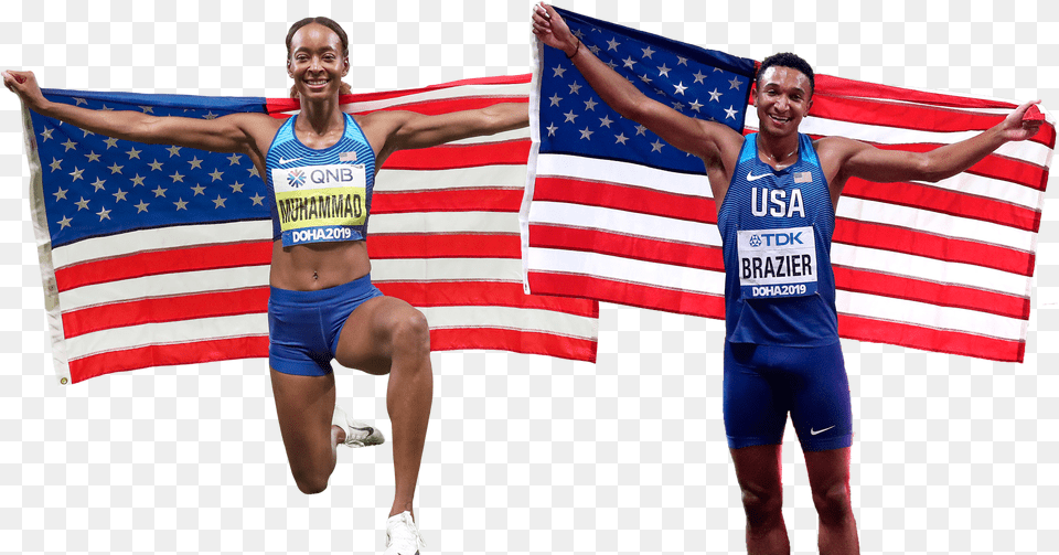 Athlete, Clothing, Shorts, American Flag, Flag Free Transparent Png