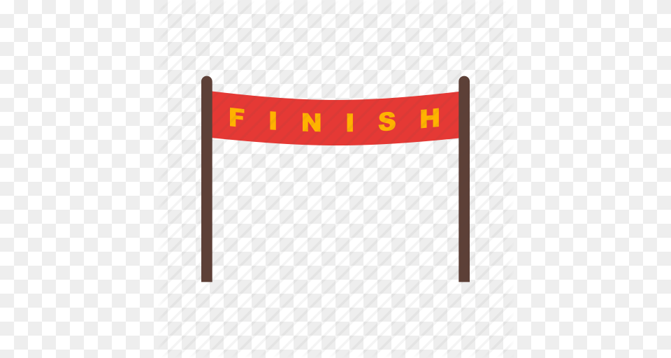 Athlete Finish Line Olympic Race Running Track Icon, Text Png Image